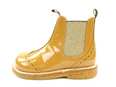 Angulus ancle boot ocher/gold with hole pattern